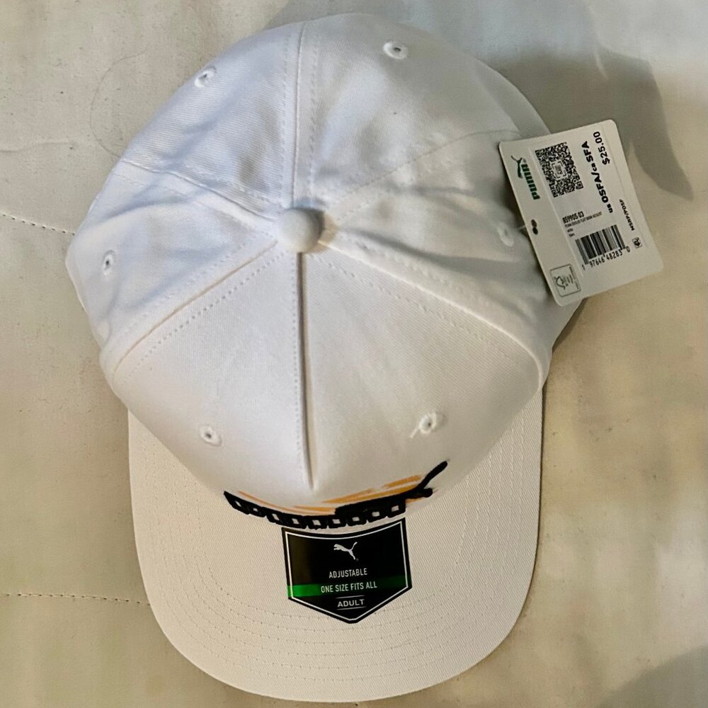 Men's/Women's White Puma Hat  - NWT - Picture 3 of 9